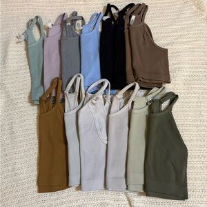Women's Ribbed Tank Tops